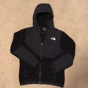 Hooded north face fleece